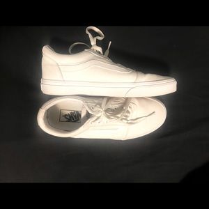 white old school style vans